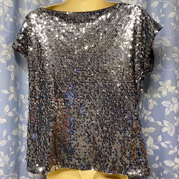 EXPRESS SEQUINED BLOUSE - Picture 5 of 7